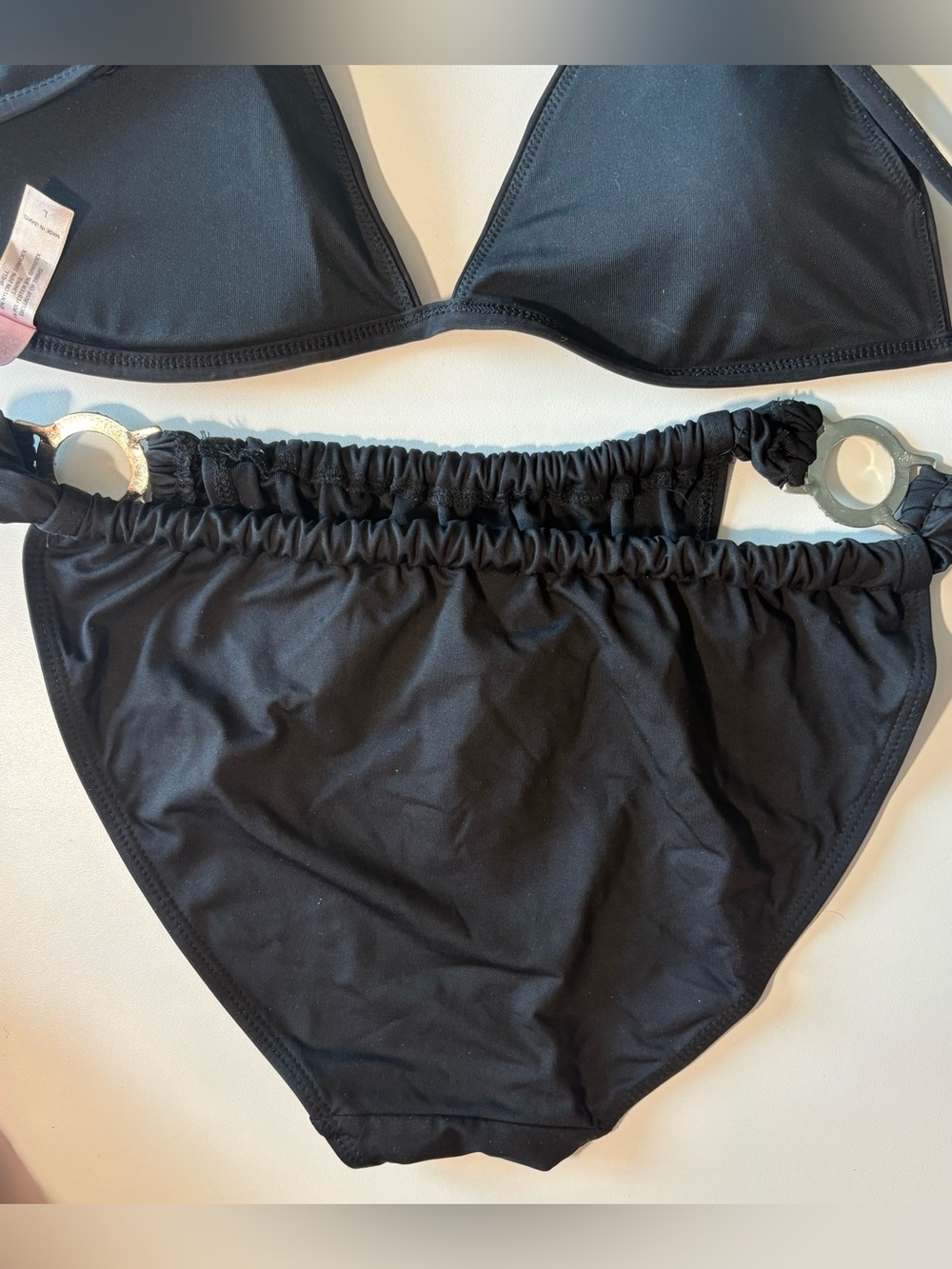 Victoria’s Secret Black Embellished Bikini Set with crystal & Rhinestone Accents - Picture 6 of 10